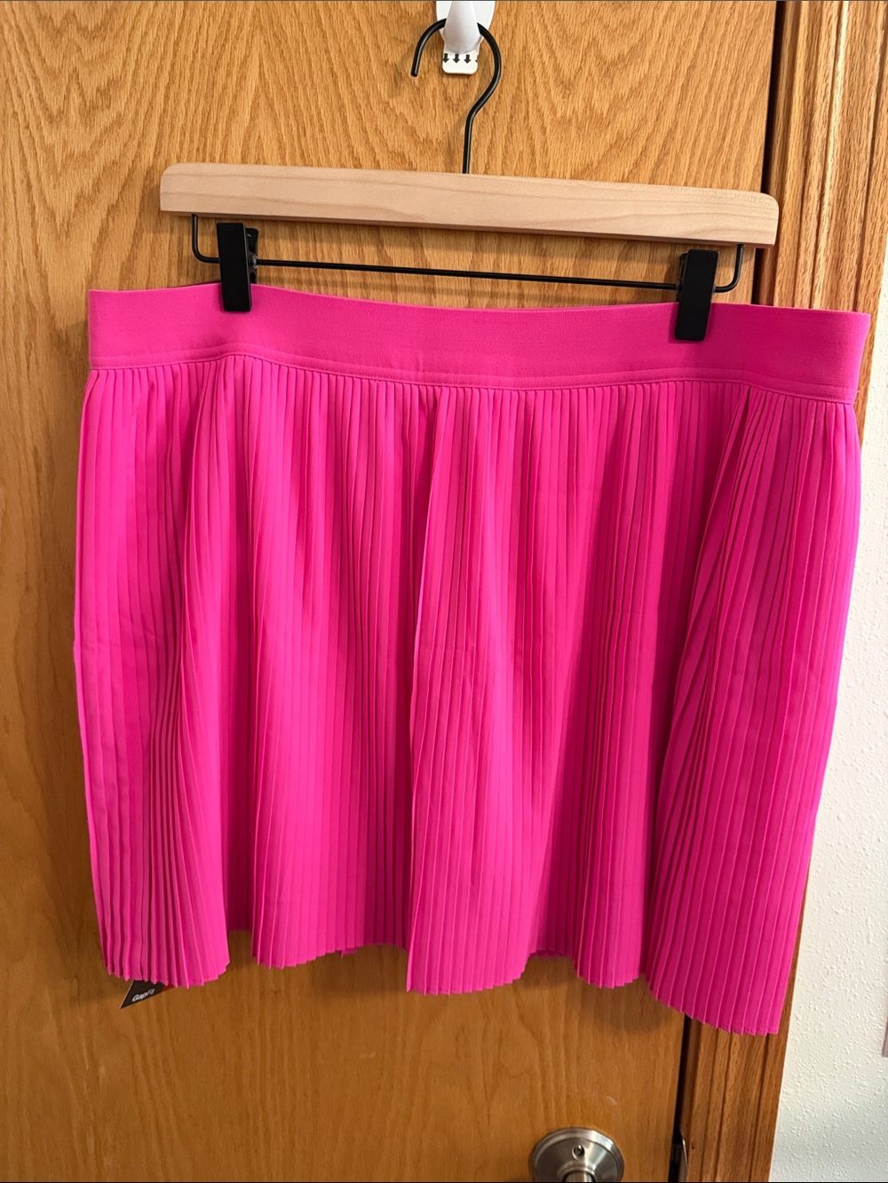 GAP Bright Hot Pink Pleated Skater Skirt